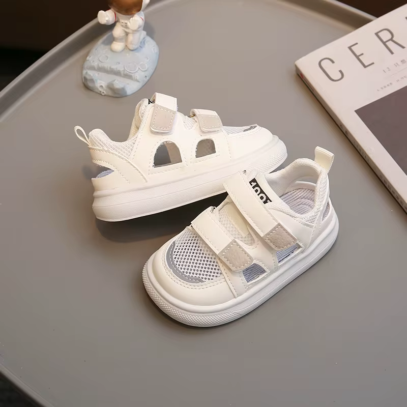 Zapatillas caladas de malla transpirables para niño y niña verano - imagen 3