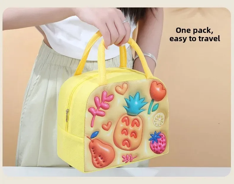 Fiambrera infantil térmica con diseño 3D