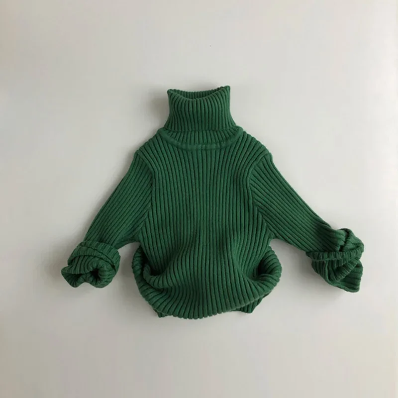 MILANCEL Jersey de punto con cuello alto para niños