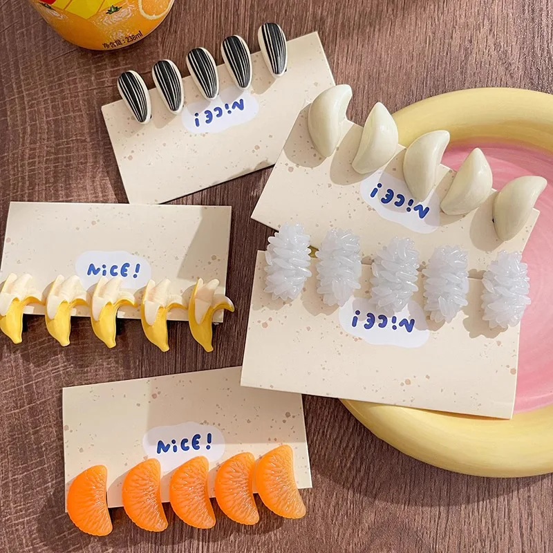 Horquillas con forma de arroz para niña, estilo japonés - imagen 2