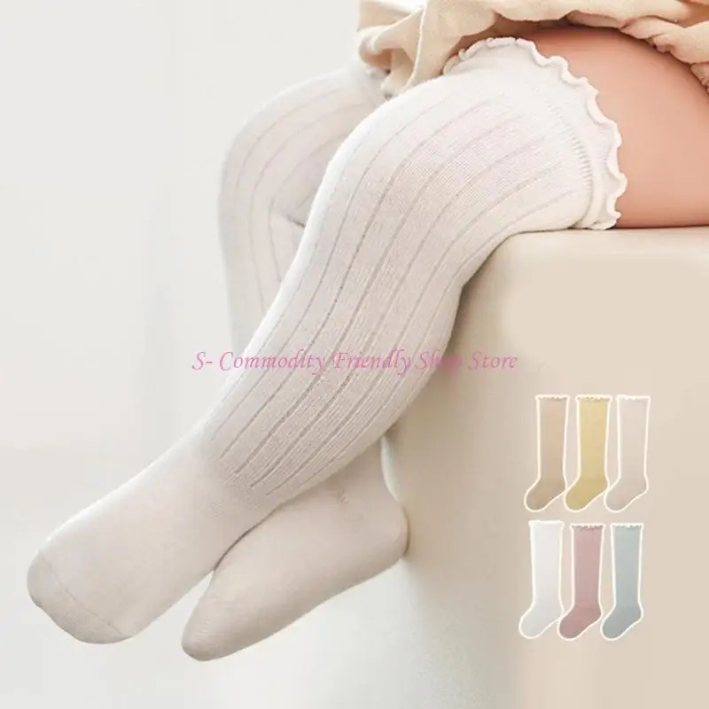 Calcetines tubo de invierno para niños – Suaves y de color sólido - imagen 4
