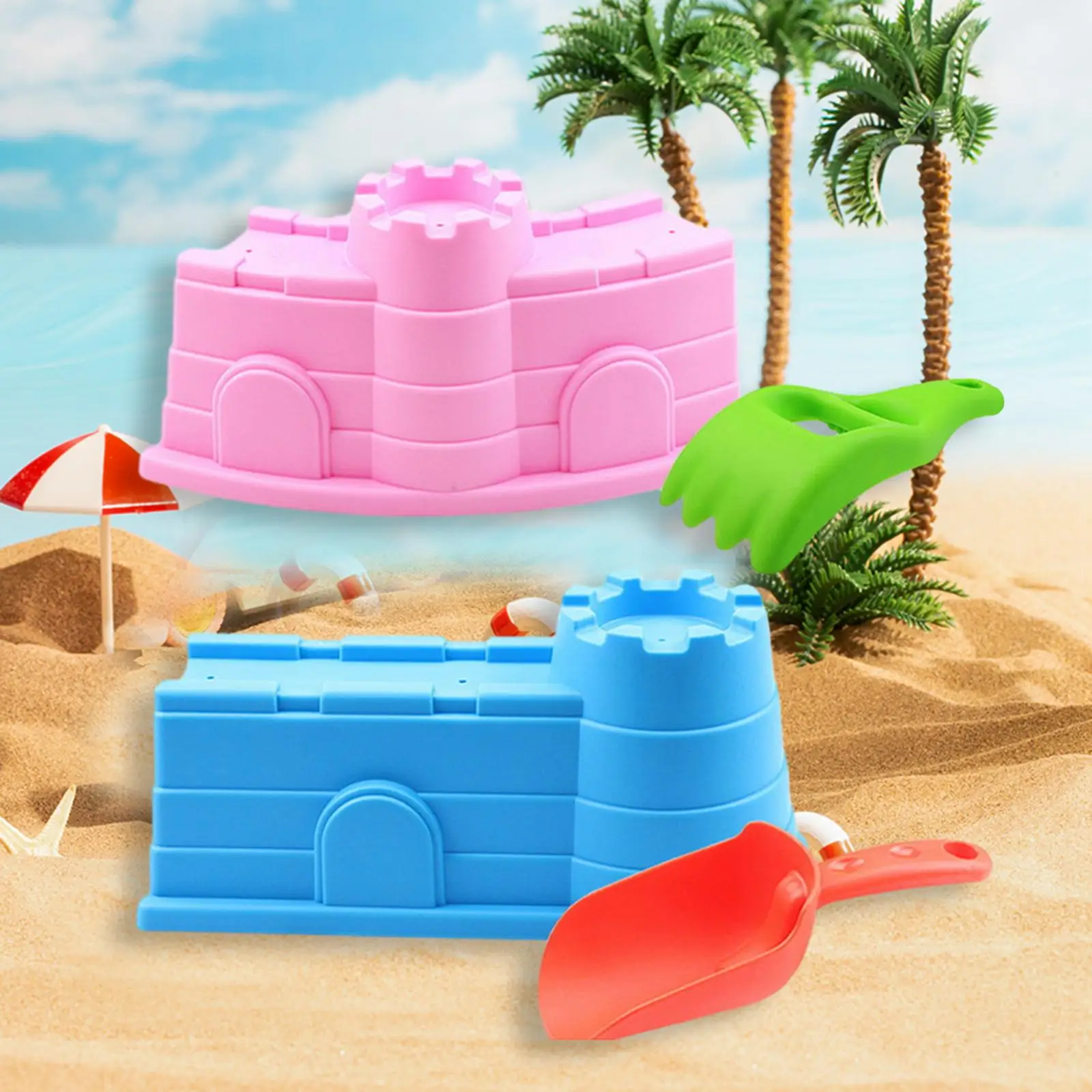Kit de construcción castillos nevados interactivos