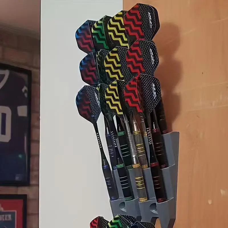 Soporte dardos pared moderno plástico resistente para sala juegos - imagen 5