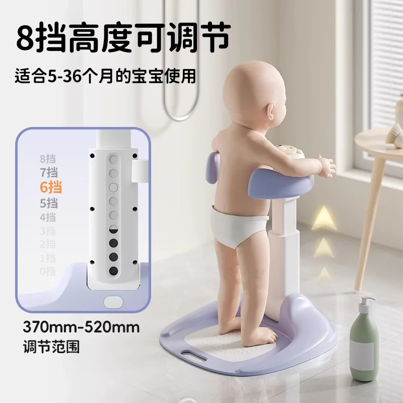 Asiento de baño plegable para bebé, soporte estable antideslizante - imagen 5