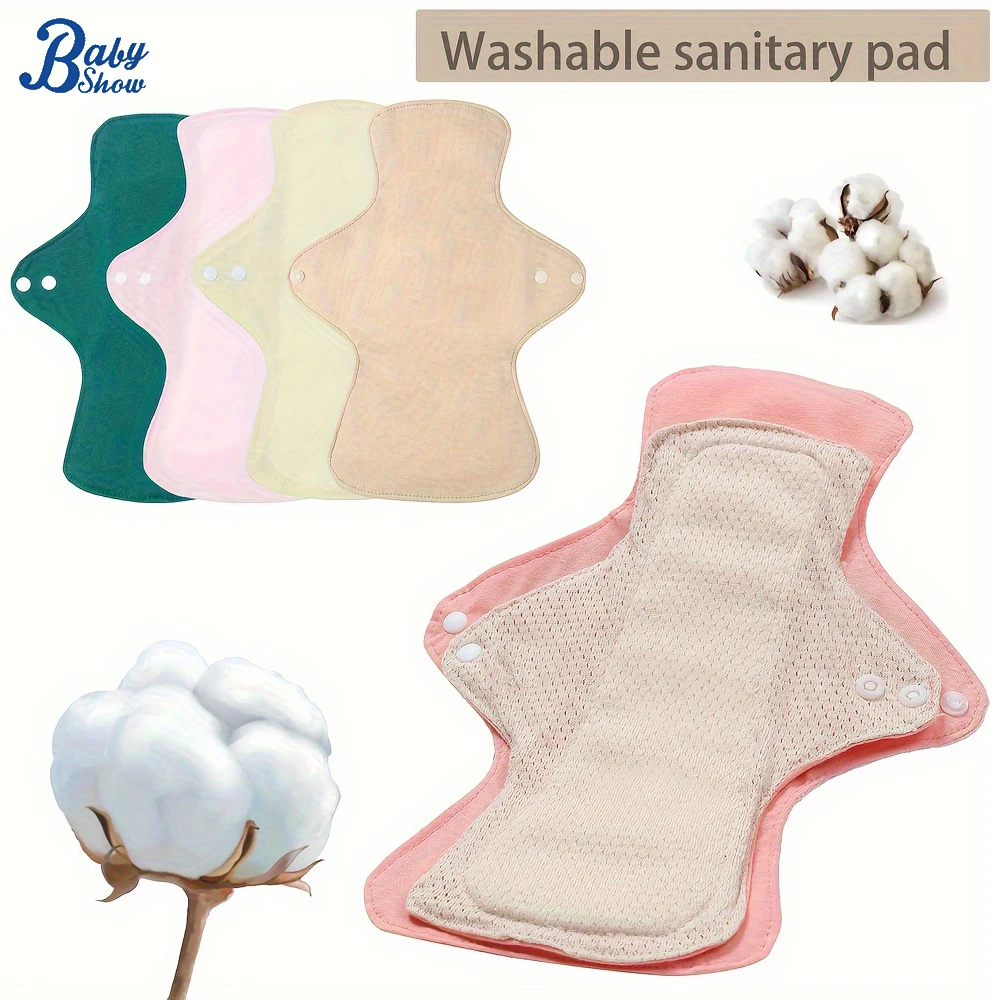 Toallas sanitarias reutilizables de algodón transpirable para verano - imagen 5