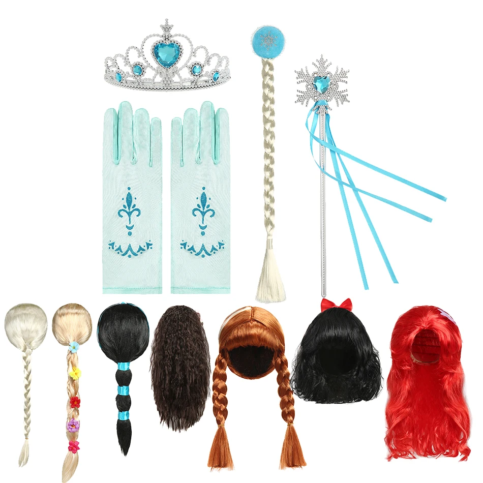 Peluca originales de Elsa para niña – Estilo Frozen sin enredos - imagen 5