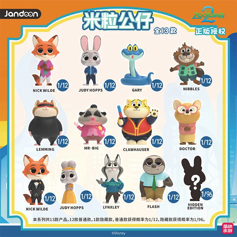 JANDOOM peluche figura infantil de Zootopia estilo caja sorpresa - imagen 3