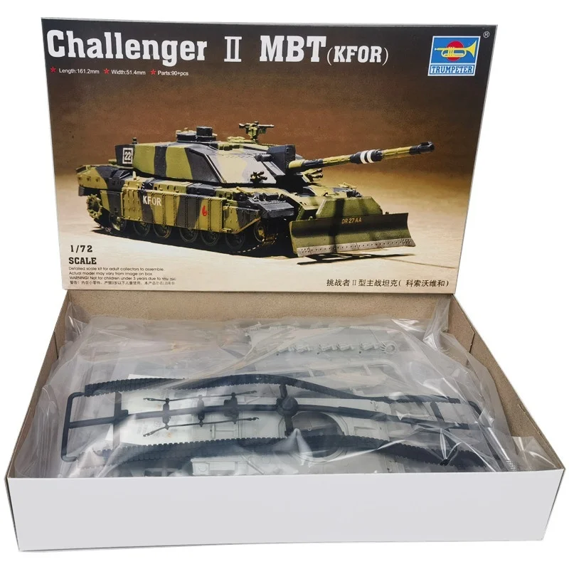 TRUMPETER Challenger II, tanque a escala para montar modelo de plástico - imagen 2