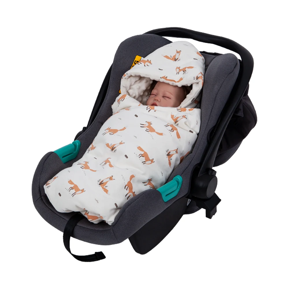Manta envolvente de felpa arcoíris para bebé recién nacido – Saco invierno - imagen 2