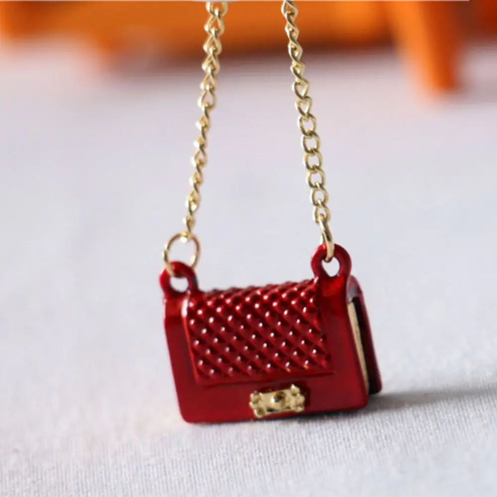 Bolso mini de muñecas con asa de cadena para casita - imagen 5