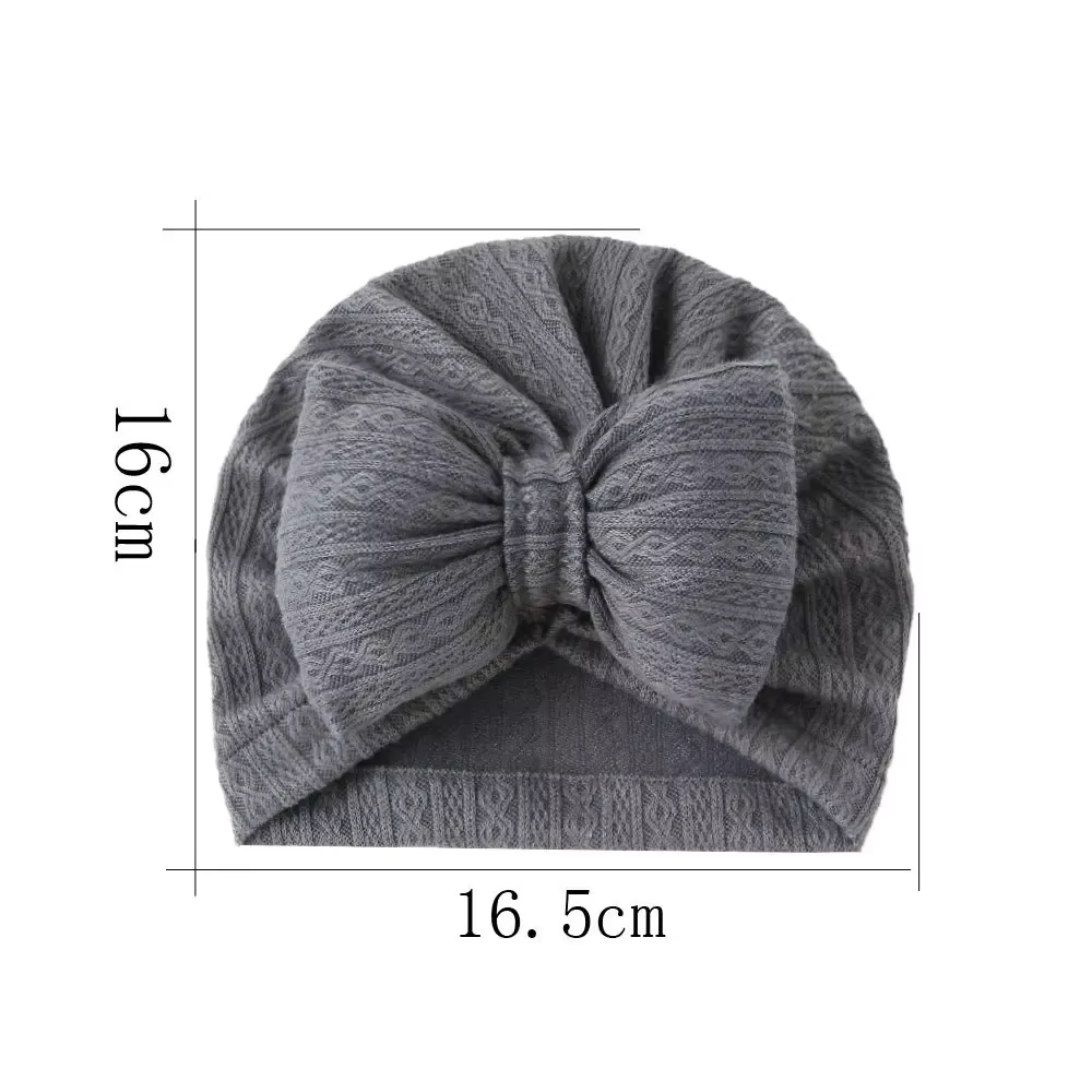 Gorro de punto con lazo vistas múltiples