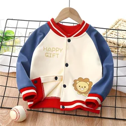 Chaqueta acolchada infantil de béisbol con dibujos para entretiempo