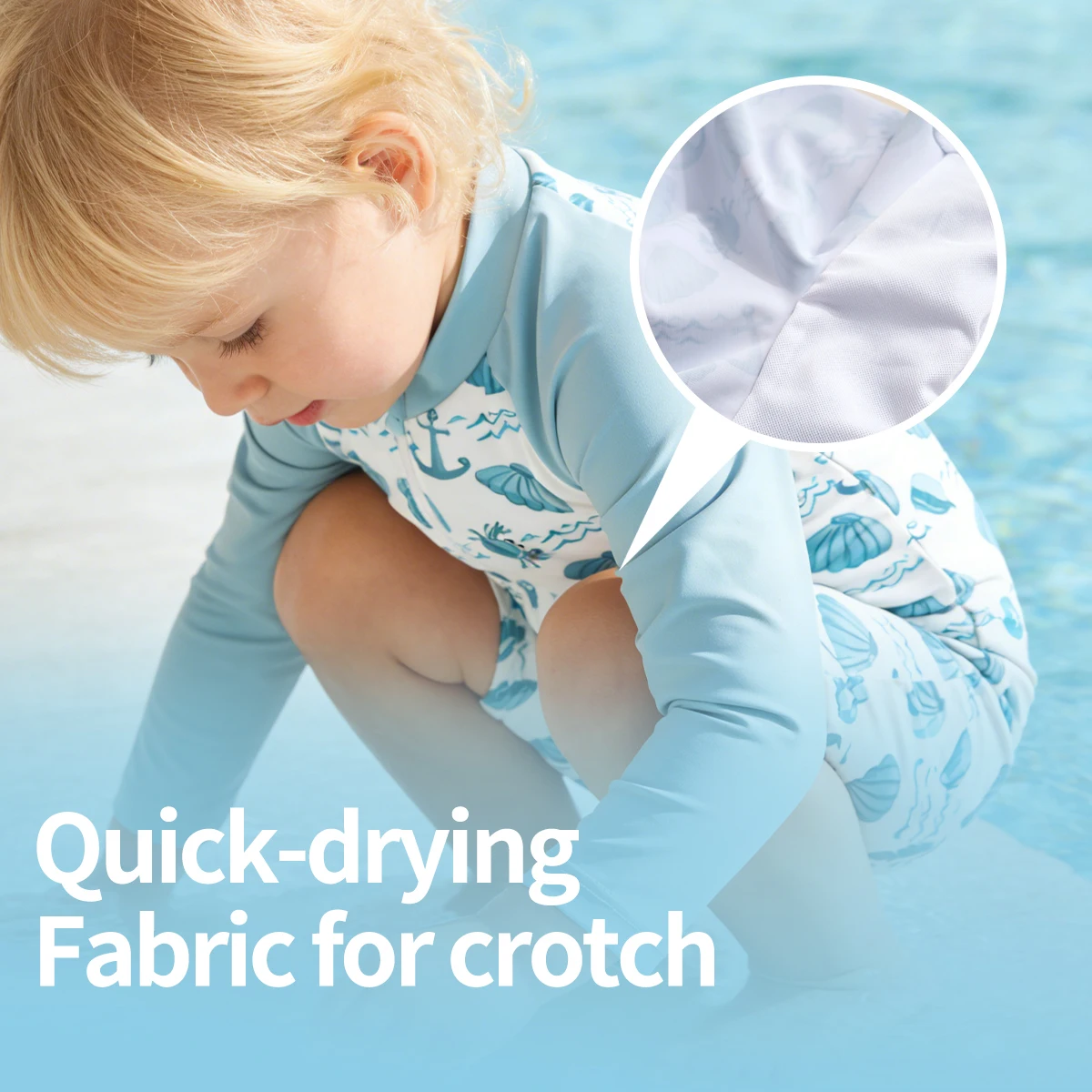 Traje de baño manga larga niños - HappyFlute Sports - imagen 3