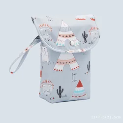 Bolsa porta pañales impermeable reutilizable unisex para bebés
