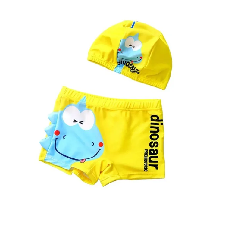Bañador infantil de secado rápido con gorro, playa y piscina - imagen 5