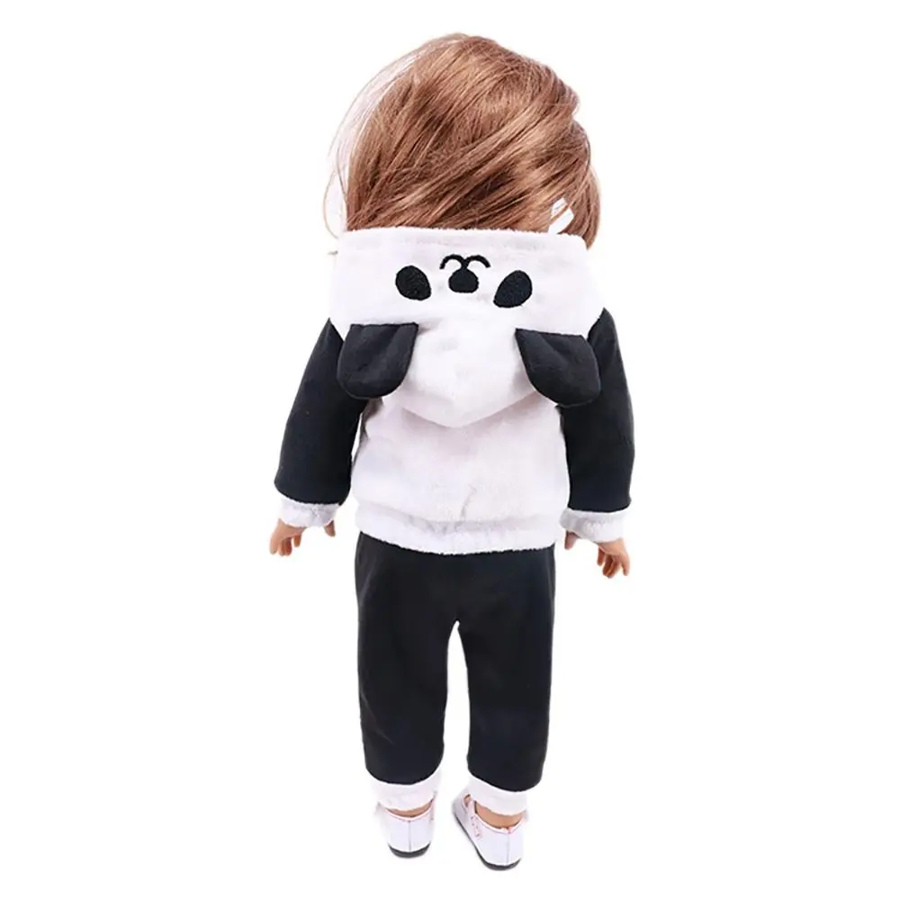 Conjunto de ropa para muñecas sudadera con capucha animal - imagen 5