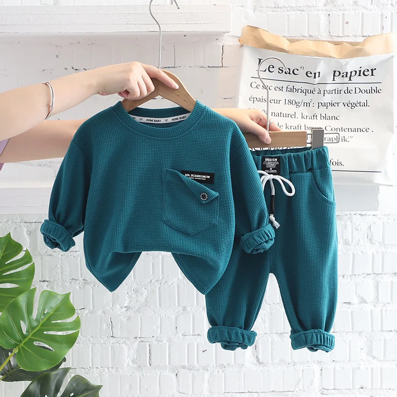 Conjunto chándal infantil de algodón – Ropa sport para niños - imagen 4