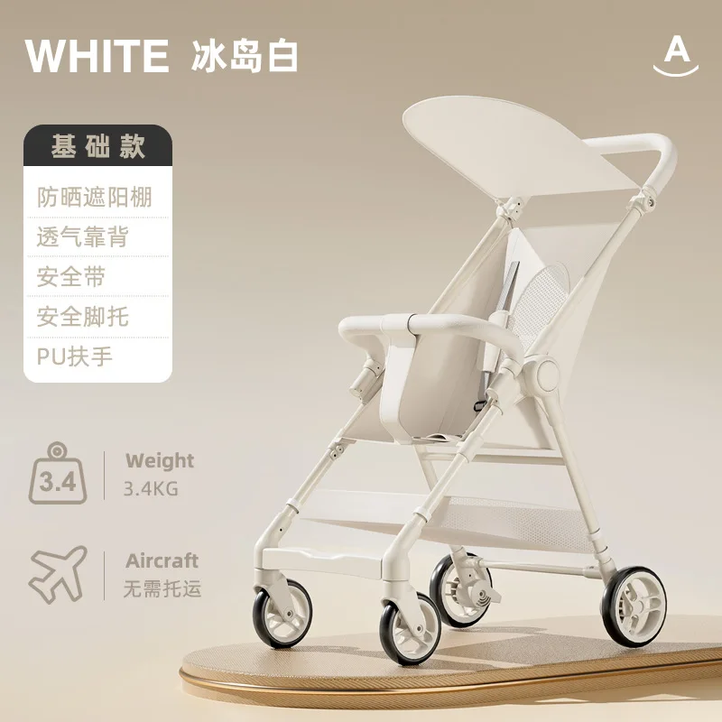 Cochecito de paseo ligero, compacto y plegable para bebé - imagen 5