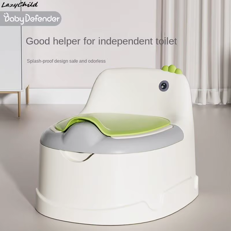 Asiento adaptador de inodoro con respaldo para niños