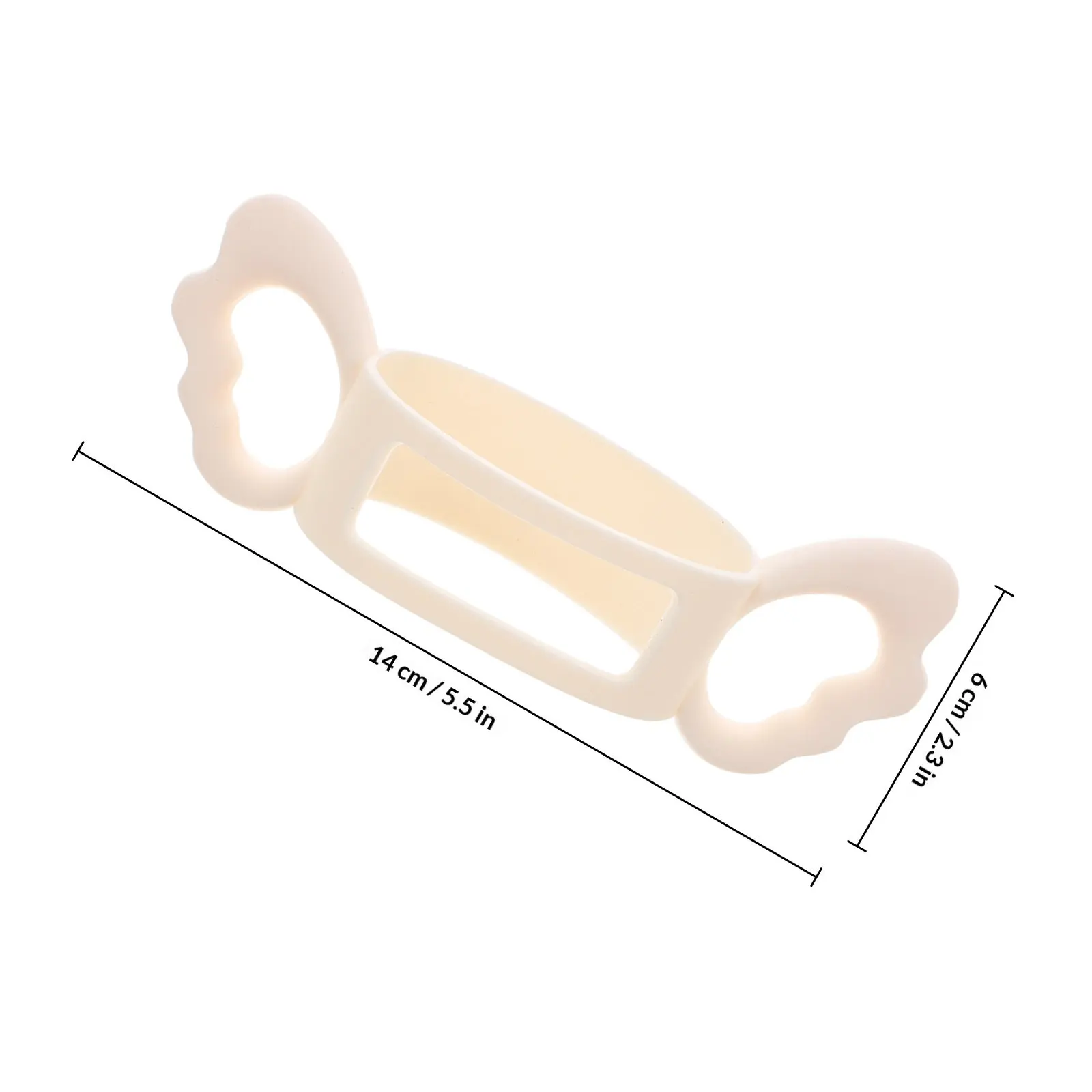 Asa universal para biberón de silicona antideslizante ergonómica - imagen 4