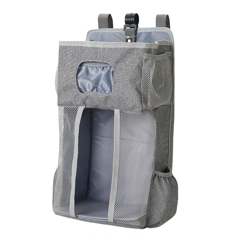 Bolsa colgante cuna para organizar pañales y ropa de bebé - imagen 3