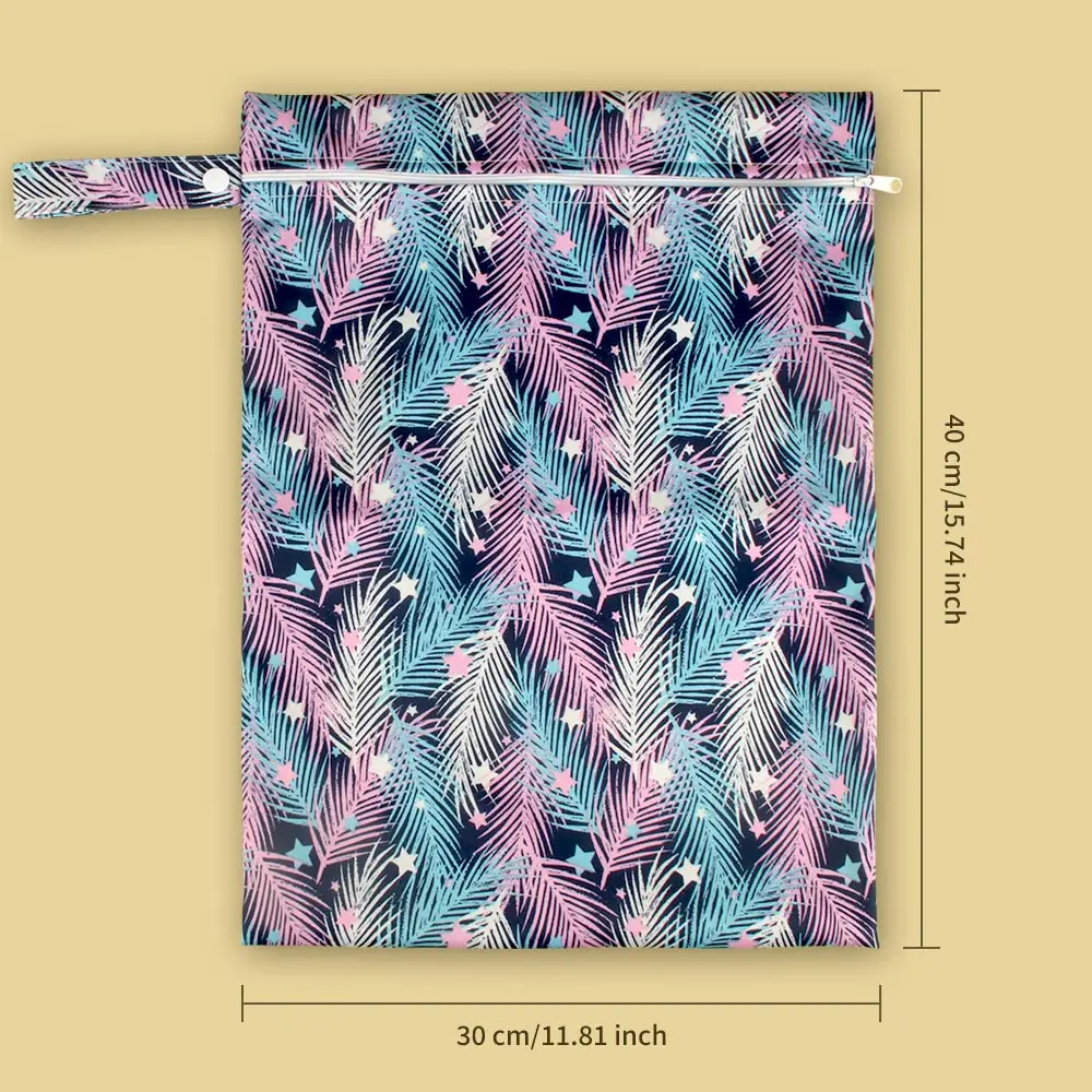 Bolsa húmeda para pañales de tela reutilizable e impermeable, práctica - imagen 3