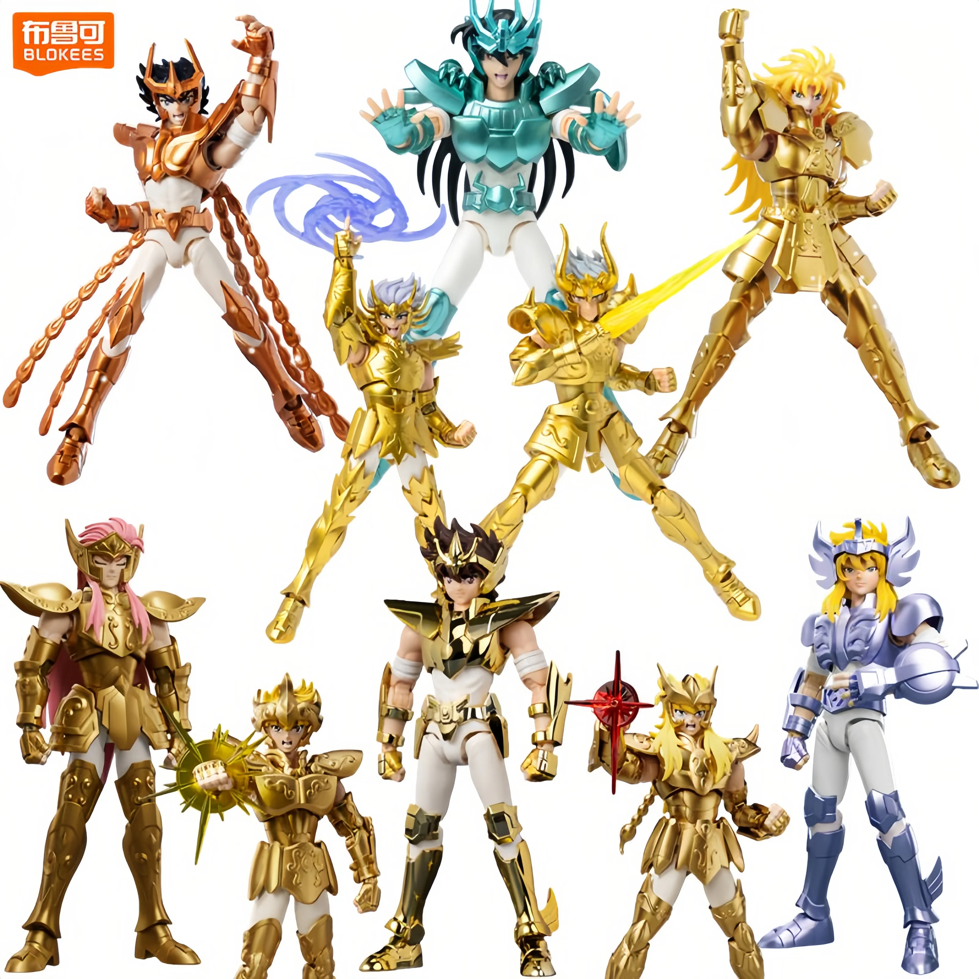 Figuras de acción Saint Seiya ensamblables para coleccionar - imagen 5