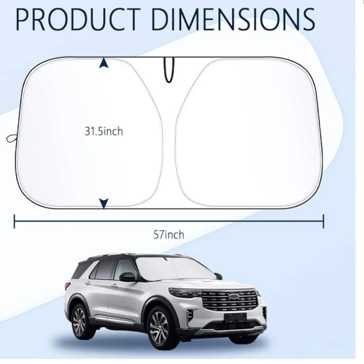 Protector solar para parabrisas del coche con bolsa y pantalla retráctil - imagen 2