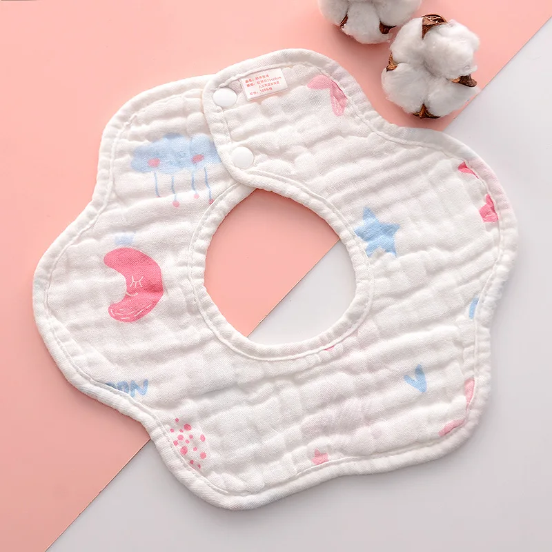 Babero bandana de algodón absorbente para bebé – Suave y antisaliva - imagen 4