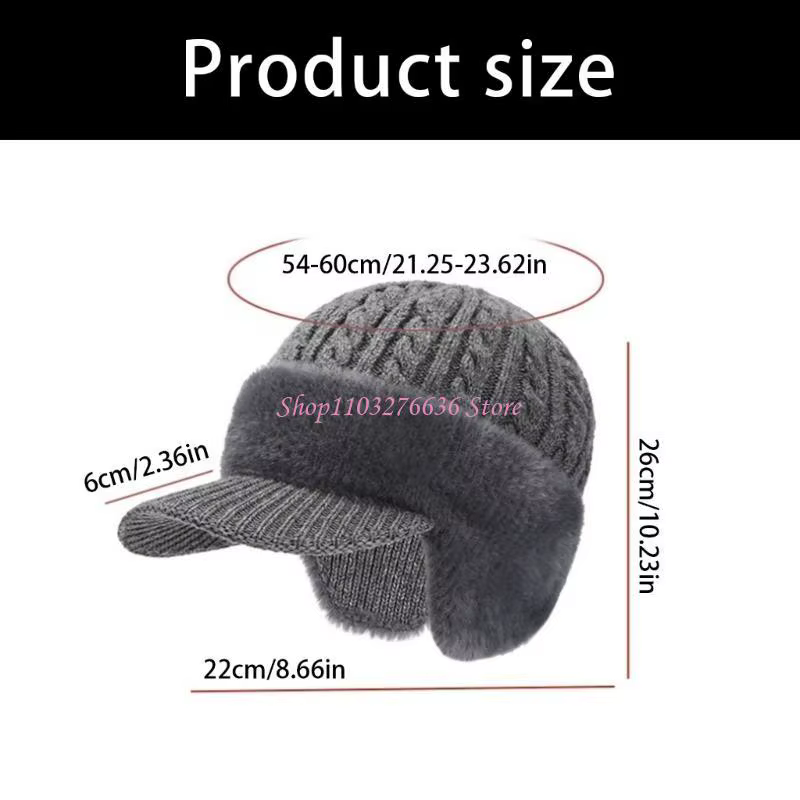 Gorro de punto con orejeras y forro polar para niños - imagen 4