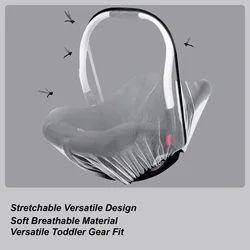 Mosquitera para moisés con malla fina y bolsa de almacenaje