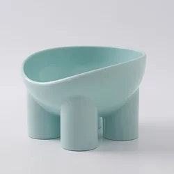 Cuenco elevado para bebés – Plato de agua y comida plástico resistente