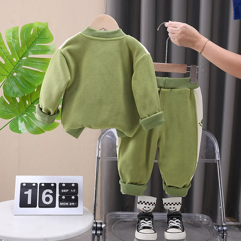 Conjunto de invierno para niña con chaqueta y pantalón térmico - imagen 4