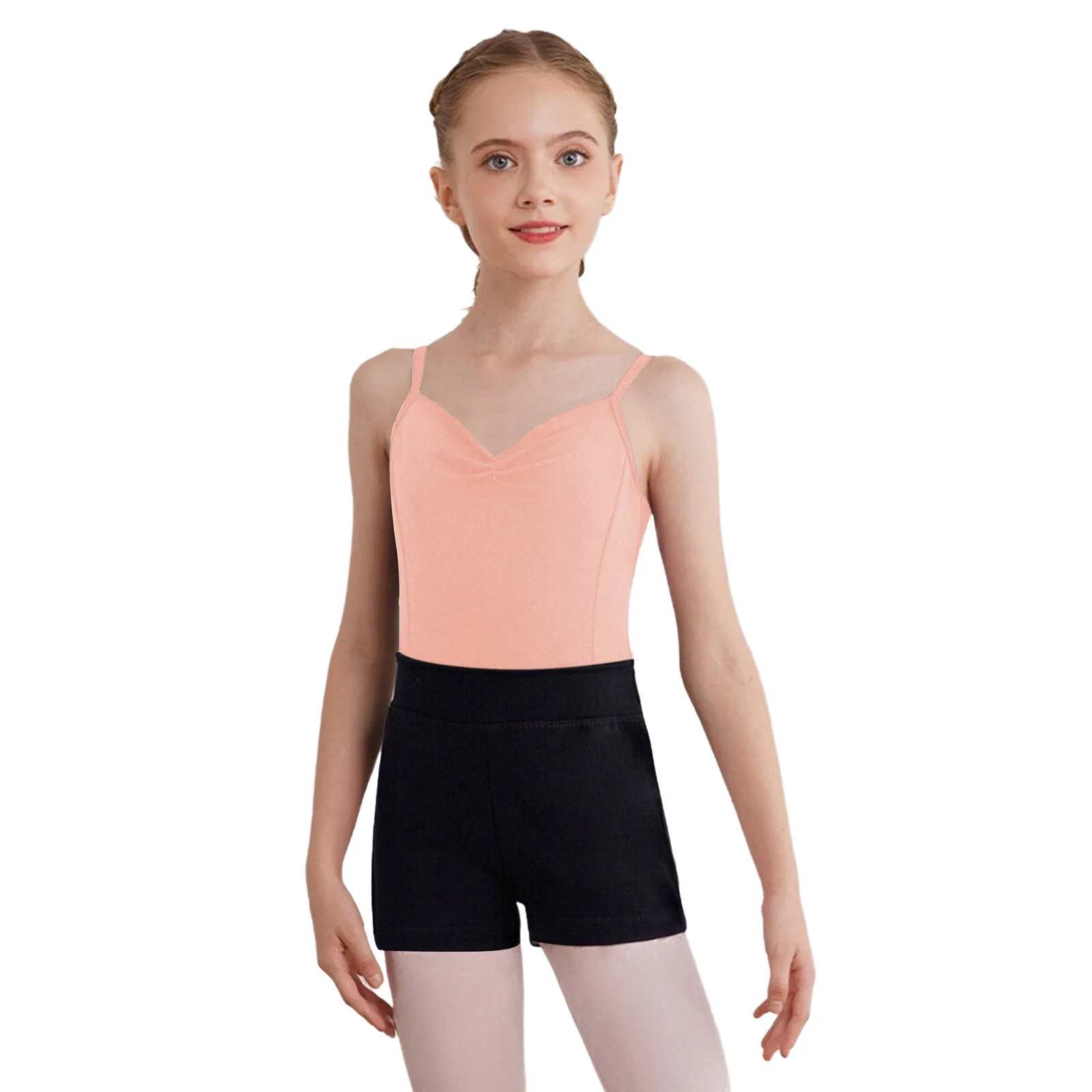 Leotardo de ballet clásico con tirantes y espalda abierta niña - imagen 4
