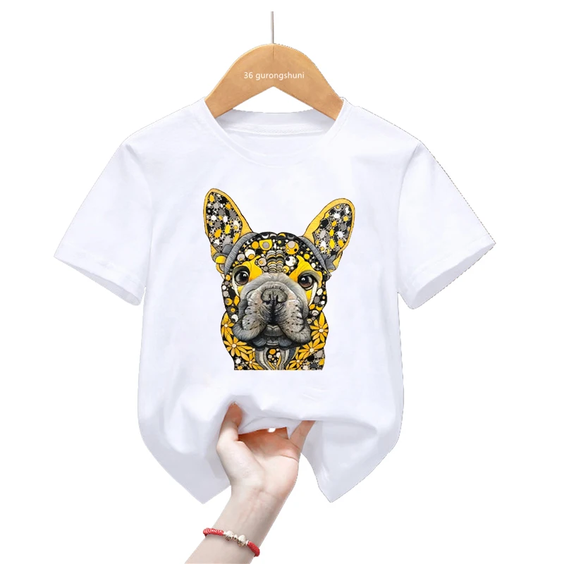 Camiseta Bulldog francés para niños – Estampado divertido - imagen 4