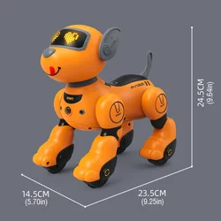 Robot RC inteligente programable con luces LED y sonido para niños