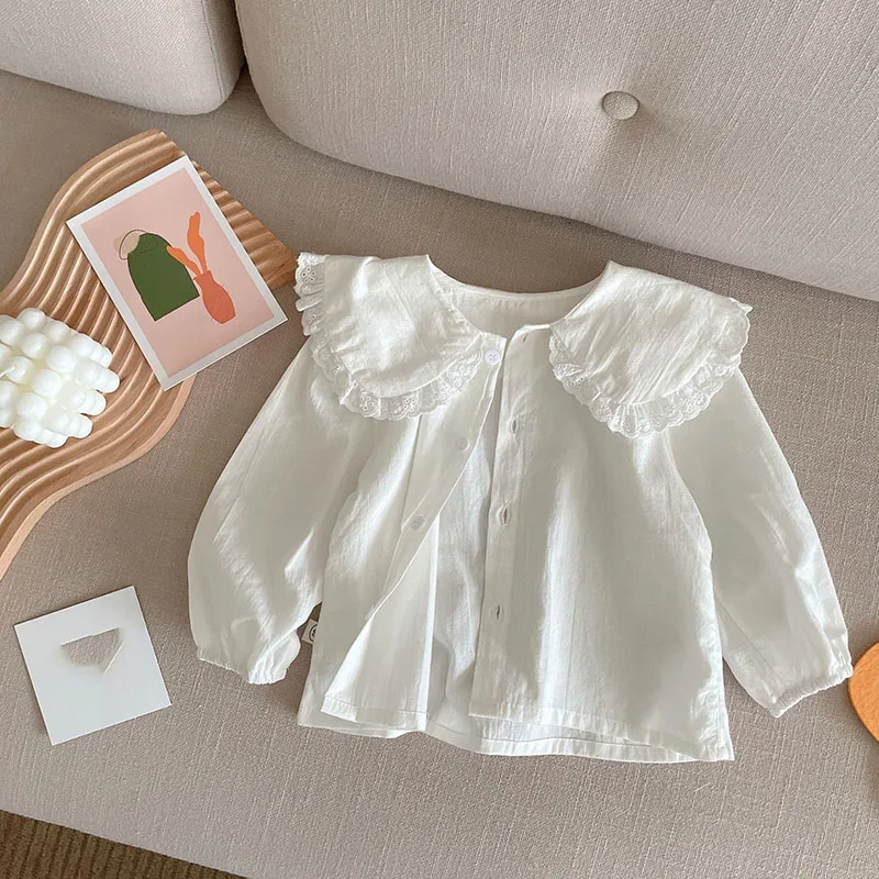 Camisa primavera niña detalle