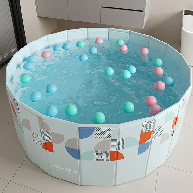 Piscina infantil plegable – PVC resistente para jardín y patio - imagen 4