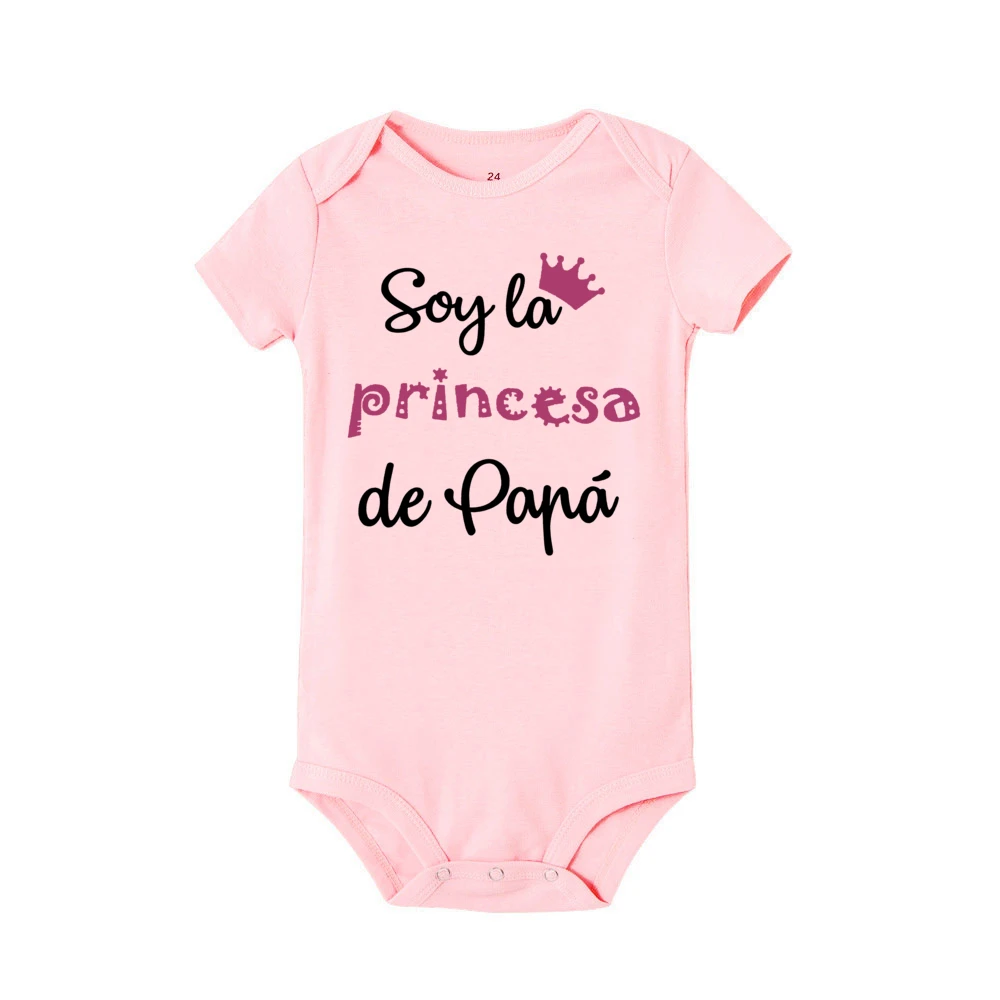Body princesa I Am My Father manga corta bebé niña verano - imagen 2
