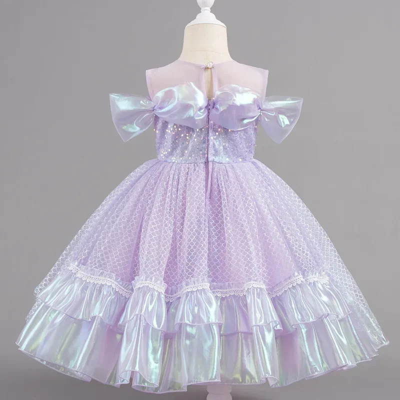 Vestido niña verano sencillo y elegante estilo princesa - imagen 3