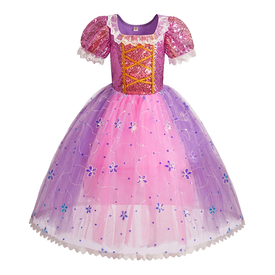 Vestido de princesa con lentejuelas para niña – Fiesta de Carnaval - imagen 3