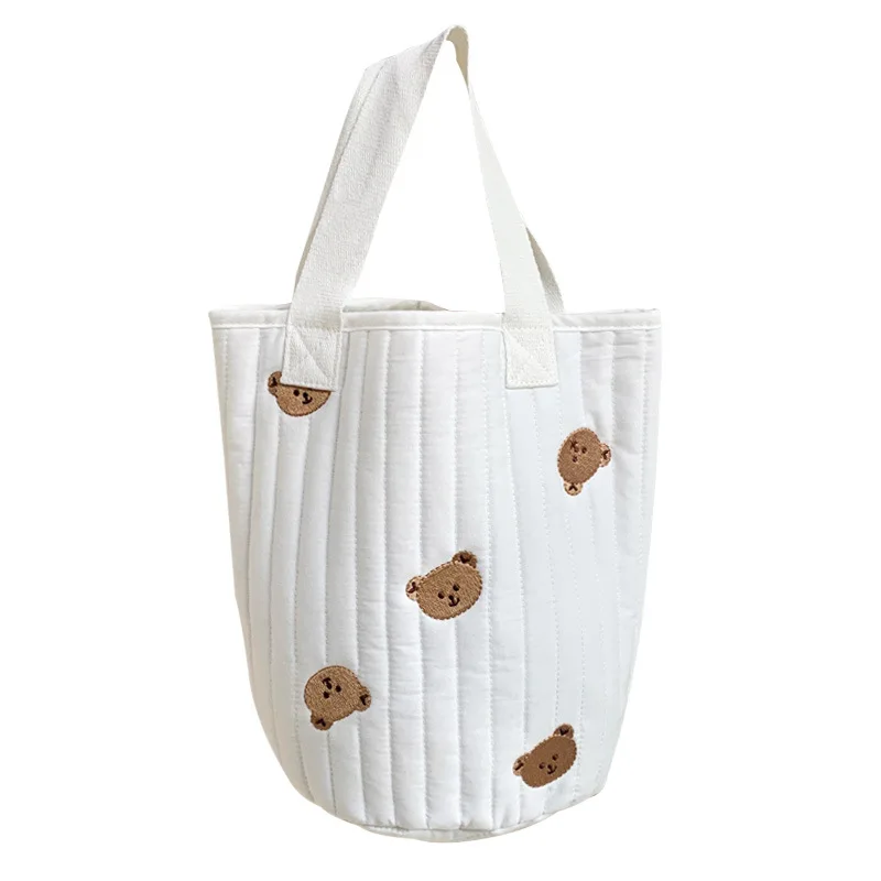 Bolso maternal bordado con dibujos animados – Práctico para el cochecito - imagen 3