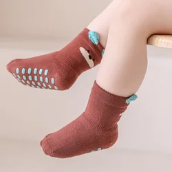 Calcetines antideslizantes para niños y niñas de otoño/invierno