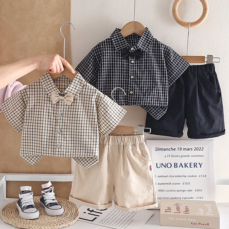 Conjunto de verano para bebé: camiseta y pantalón corto cómodo