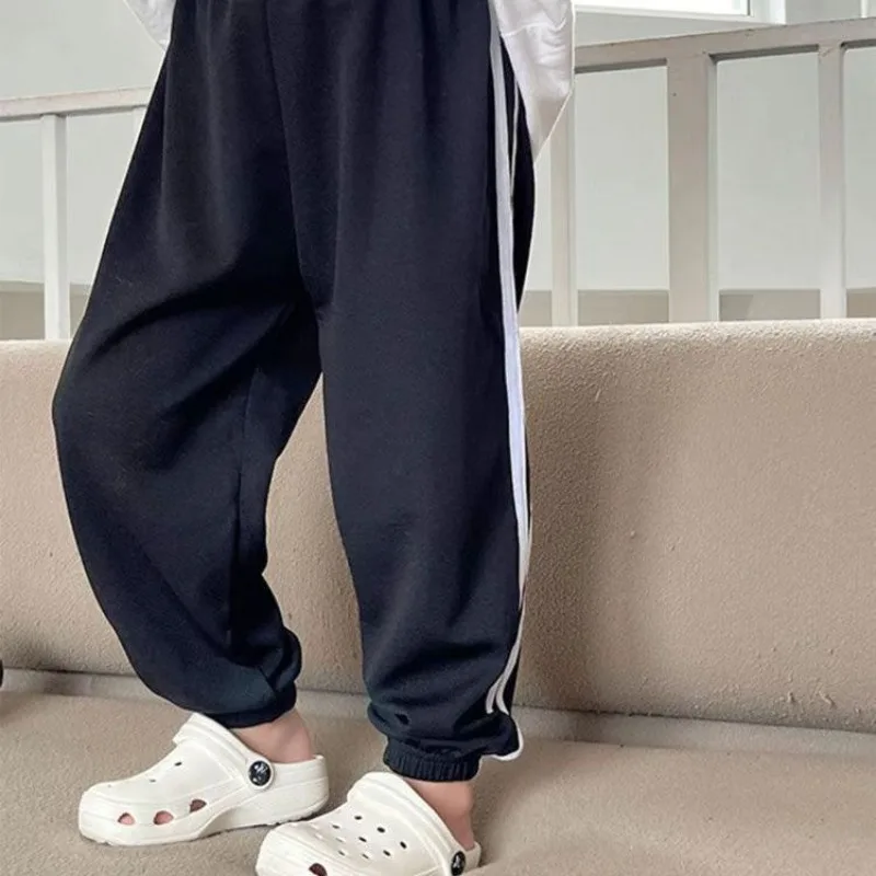 Pantalones antimosquitos largos holgados para niños de verano