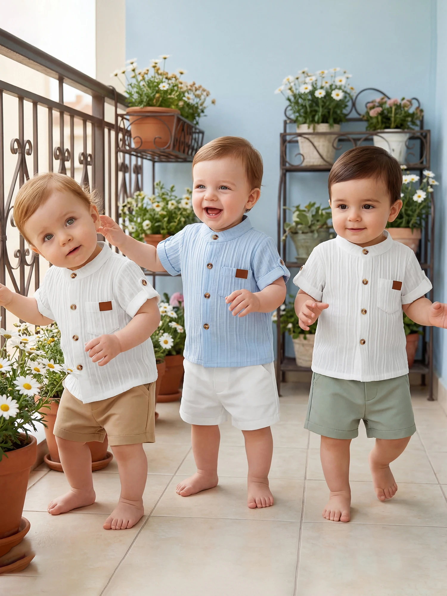 Detalle del tejido y el diseño a rayas