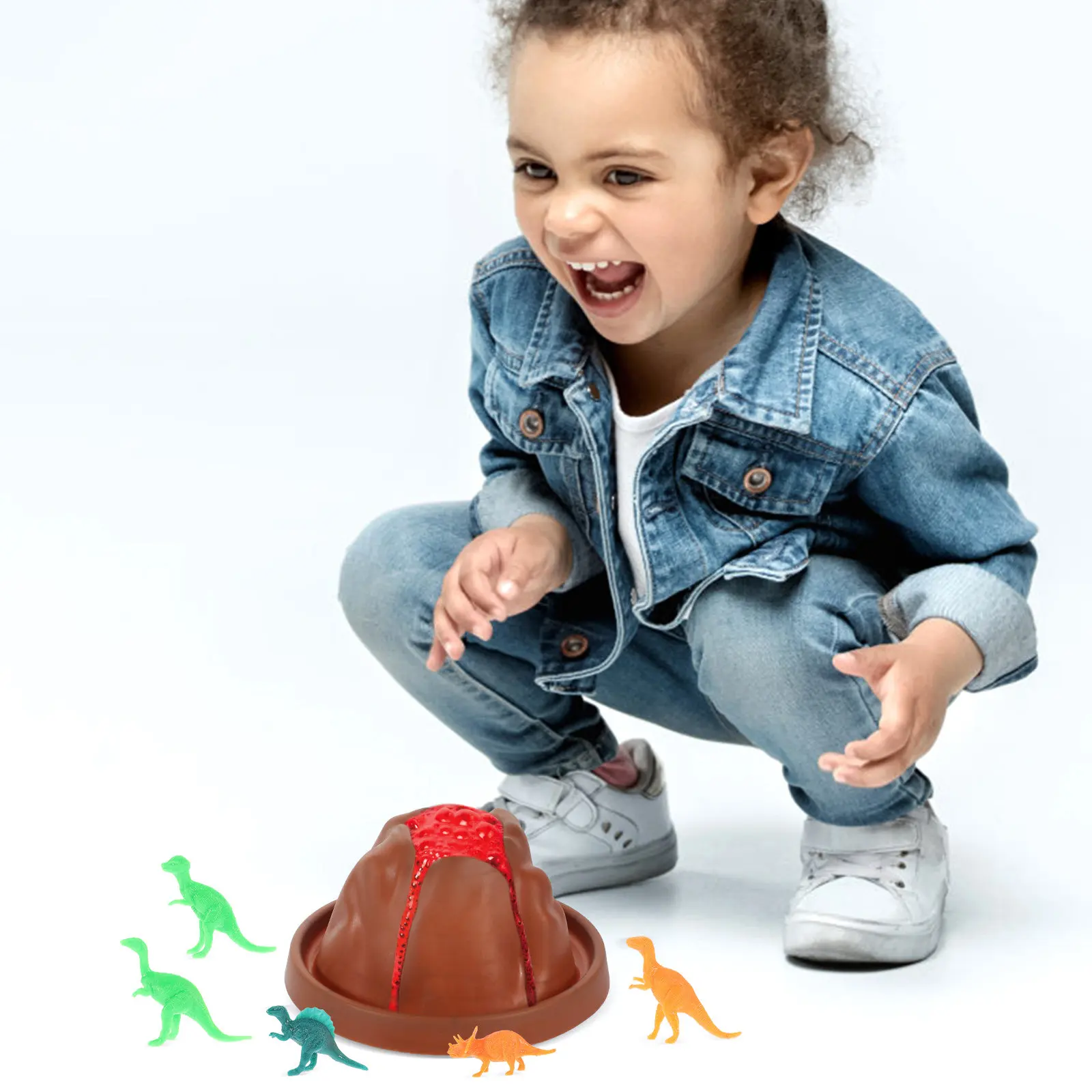 Figuras de dinosaurio del set