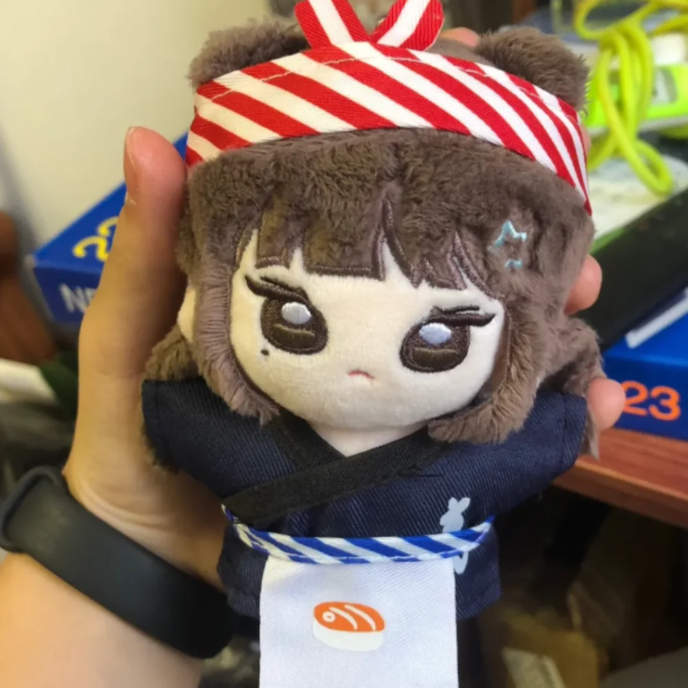 Ropa de muñeca de algodón estilo japonés para chef sushi con delantal - imagen 3