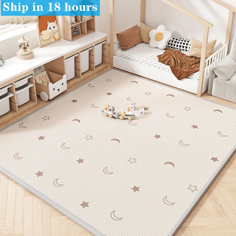 Alfombrilla de juego para gatear no tóxica, plegable y segura - imagen 3
