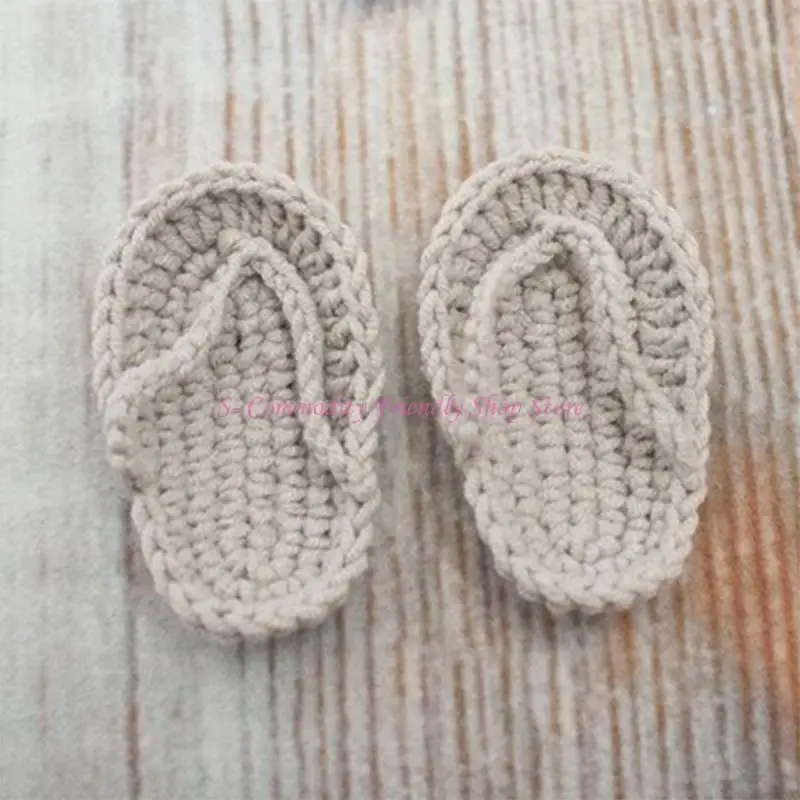 Zapatillas de ganchillo para bebé recién nacido – sesión fotos - imagen 5